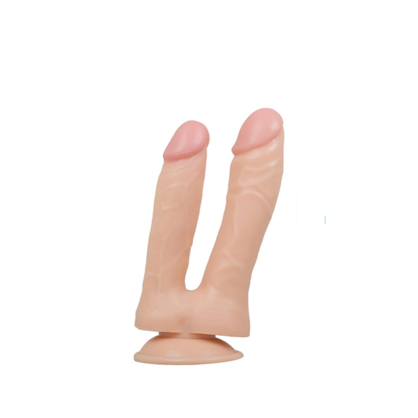 DILDO DOBLE PENETRACIÓN 16 CM - 14.5 CM